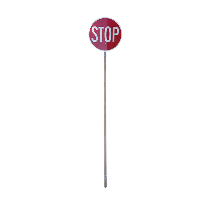 Stop/Slow Sign Paddles, 450mm, Aluminium, Class 1 (400) Reflective