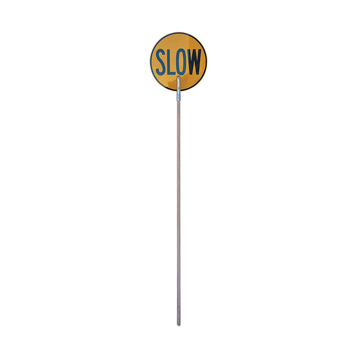 Stop/Slow Sign Paddles, 450mm, Aluminium, Class 1 (400) Reflective