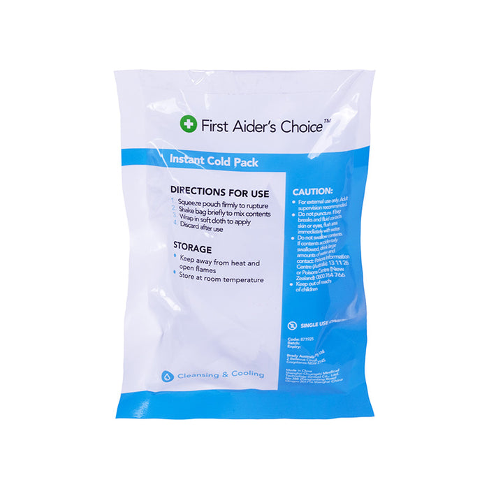 First Aider's Choice Instant Cold Pack, Small