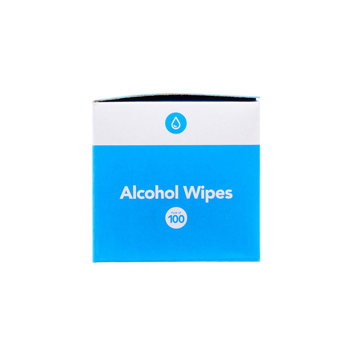 First Aider's Choice Alcohol Wipes, Pack of 100