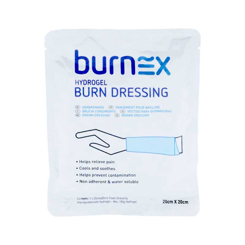 Burnex Burn Hydrogel Dressing 20cm x 20cm